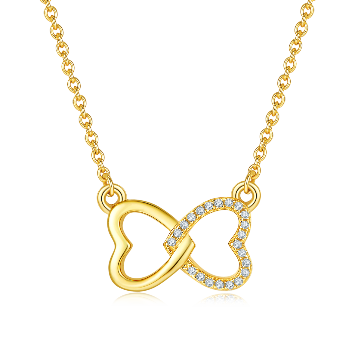 Bixin Love Pendant S925 Silver Moissanite Grade D 0.1CT